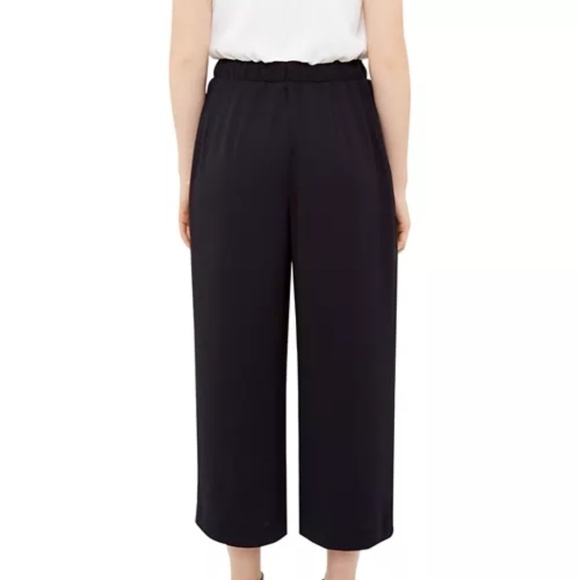 Ted Baker Black White Eloweez Bow Shoulder Culotte Jumpsuit - Ted Sz 2 (US 4-6) - Picture 3 of 16